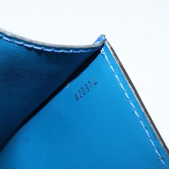 LOUIS VUITTON Epi Pochette Arche Shoulder Bag Blue M52575 - Picture 12 of 16